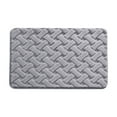 thumbnail image 1 of JeashCHAT Bathroom Rug Non-Slip Super Soft and Water Absorbent Bath Mat for Bathroom, Fluffy Plush Bath Rug for Bathroom Floor, Tub and Shower, 16" x 24", Gray, 1 of 6