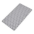 thumbnail image 1 of JeashCHAT Bathtub Mat Non-Slip Shower Mat with Drain Holes, 30x17 Inch Large Bath Tub Mat Soft Machine Washable Quick-Dry Shower Floor Mat for Bathroom Floor, Gray, 1 of 9