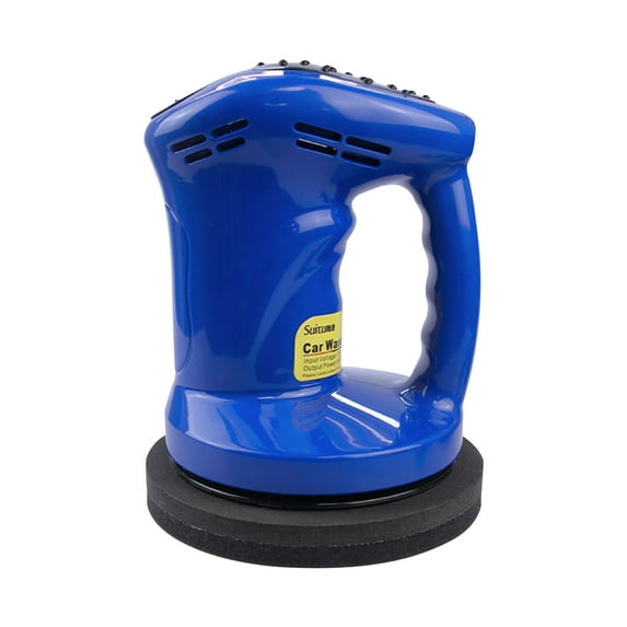 JeashCHAT Buffer Polisher, Electric Car Buffer Machine, Polisher Waxer Kit With 2 Polishing Sponge Covers For Car Detailing Polishing And Waxing, 12V