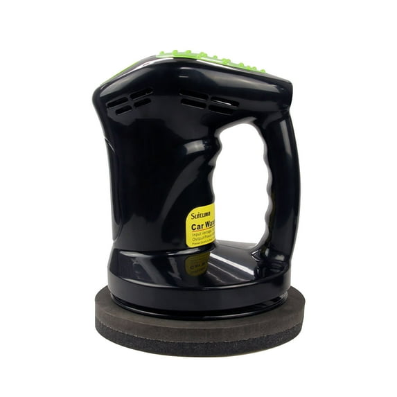 JeashCHAT Buffer Polisher, Electric Car Buffer Machine, Polisher Waxer Kit With 2 Polishing Sponge Covers For Car Detailing Polishing And Waxing, 12V