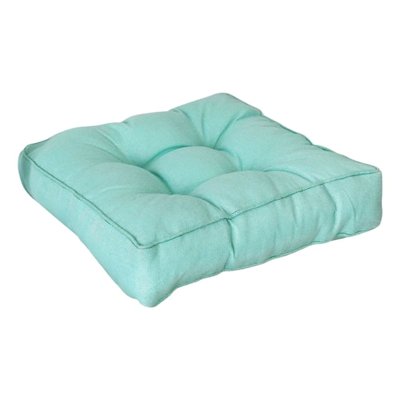 JeashCHAT Chair Cushions for Dining Chairs, Floor Pillows, Kitchen Chair Cushions, Thicken Tufted Memory Foam Square Seat Cushion for Indoor Outdoor Patio Office Chair, 15.75" x 15.75" x 3.54"