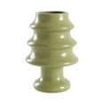 thumbnail image 1 of JeashCHAT Christmas Ceramic Flower Vase, Xmas Tree Shaped Vase, Small Vase for Flowers, Christmas Decorations Table Centerpiece Home Indoor Desk Decor, 1 of 6