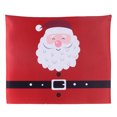 thumbnail image 1 of JeashCHAT Christmas Chair Covers, Red Non-Woven Fabrics Santa Claus Chair Back Covers Kitchen Dining Chair Slipcovers for Christmas Party Holiday Festival Decorations, 1 of 7