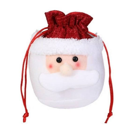 JeashCHAT Christmas Decorations Drawstring Gift Bags Christmas Drawstring Bags