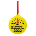 thumbnail image 1 of JeashCHAT Christmas Decorations Indoor Christmas Ornaments 2022 Christmas Ornaments Santa Claus Gas Station Do Not Need Christmas Gifts As Long As Oil And Gas Gas Station Pendants, 1 of 9