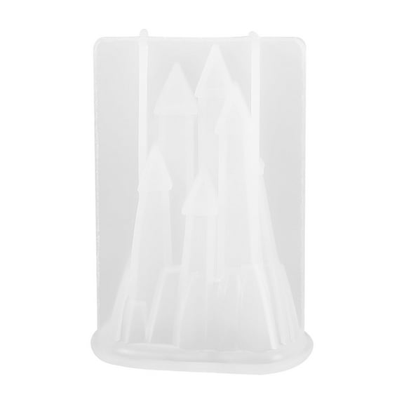 JeashCHAT Christmas Decorations Indoor Christmas Ornaments Christmas Castle Epoxy Mold DIY Handmade Creative Resin Decoration Silicone Mold Chocolate Mold Cake Pudding Mold