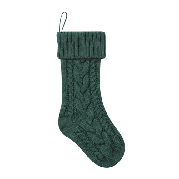 JeashCHAT Christmas Stockings Christmas Large Knitted Wool Xmas Stocking for Fireplace Candy Bag Socks Gift Bag Socks Christmas Decorations