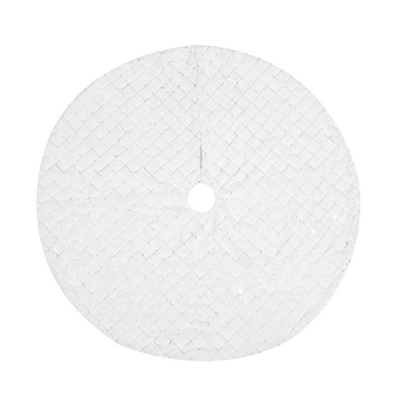 JeashCHAT Christmas Decorations Indoor Christmas Ornaments Christmas Tree Skirt Plush Mat Home Xmas Floor Decor Ornament Party