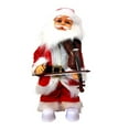 thumbnail image 1 of JeashCHAT Christmas Decorations Indoor Christmas Ornaments Singing And Moving Santa Music Christmas Toys Decoration (Violin Model锛?ACTIVE, 1 of 1