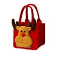 thumbnail image 1 of JeashCHAT Christmas Gift Bag, Reusable Felt Tote Bag with Handles, Candy Bag, Cute Santa Claus Snowman Reindeer Bear Christmas Tree Gift Bag for Holiday Gift Wrap Party Favor Supplies, 1 of 6