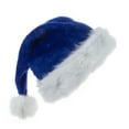 thumbnail image 1 of JeashCHAT Christmas Hat, Santa Hat for Adult, Unisex Soft Velvet Thicken Warm Santa Hat for Women and Men, Santa Claus Hat, Christmas Party Supplies, Christmas Decorations, 1 of 5