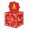 thumbnail image 1 of JeashCHAT Christmas Money Box for Cash Gift Pull, Merry Christmas Red Surprise Gift Box for Money, Money Holder Box with Pull Out Card and Transparent Bags, Surprise Christmas Gifts, 1 of 5