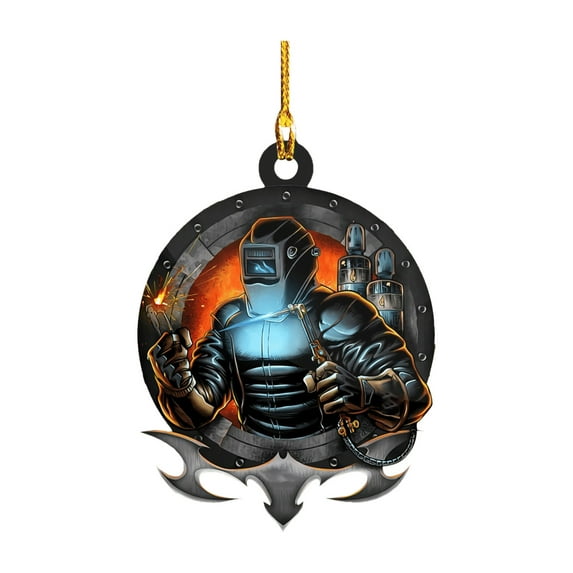 JeashCHAT Christmas Ornaments Pendant Christmas Decorations Christmas Tree Personality Welder DIY Pendant