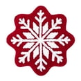 thumbnail image 1 of JeashCHAT Christmas Snowflake Bathroom Rug, Winter Snowflake Shaped Bath Mat, Non-Slip Machine Washable Floor Mat, Indoor Carpet Christmas Decorations for Bedroom Living Room Kitchen, 15.75"x15.75", 1 of 6