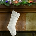 thumbnail image 1 of JeashCHAT Christmas Stockings 18 Inches Cable Knitted Large Size Xmas Hanging Stocking Gifts Decorations Candy Bag Socks Gift Bag Socks for Family Holiday Xmas Party, 1 of 5