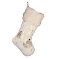 thumbnail image 1 of JeashCHAT Christmas Stockings White Super Soft Plush Christmas Stockings Large Hanging Stockings Ornaments Candy Bag Gift Bag Stockings for Family Christmas Tree Decorations, 1 of 8
