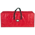 thumbnail image 1 of JeashCHAT Christmas Tree Storage Bag, Heavy-Duty Artificial Christmas Tree Bag with Carry Handles and Zippers, Waterproof Holiday Christmas Decoration Storage Bag, 53"x13.4"x26.8", Red, 1 of 2