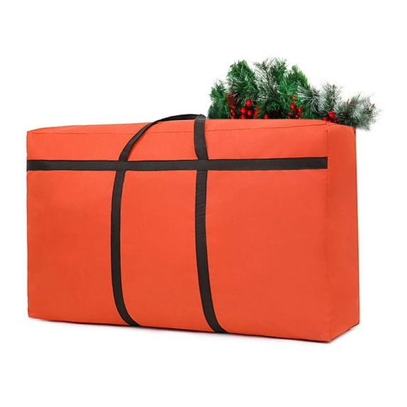JeashCHAT Christmas Tree Storage Bag Holiday Christmas Decorations Storage Container Durable Waterproof Oxford Material Xmas Tree Bag with Handles and Dual Zipper