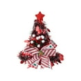 thumbnail image 1 of JeashCHAT Christmas Tree Topper Santa Hat, Christmas Hat Christmas Tree Decorations, Tinsel Xmas Tree Hat with Bow, Christmas Treetop Ornament for Wedding Holiday Party, 14.96" x 13.39", 1 of 6