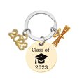 thumbnail image 1 of JeashCHAT Class of 2023 Graduation Keychain , Three Pendant Keychain Graduation Gift for Son and Daughter, Stainless Steel Inspirational Keychain for College/High School Graduation, 1 of 2