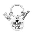 thumbnail image 1 of JeashCHAT Class of 2023 Graduation Keychain , Three Pendant Keychain Graduation Gift for Son and Daughter, Stainless Steel Inspirational Keychain for College/High School Graduation, 1 of 2