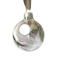 thumbnail image 1 of JeashCHAT Clear Christmas Memorial Ornament Feather Ball Christmas Ornaments Angel Feathers Ball A Piece Of My Heart Is In Heavens Memorial, 1 of 4