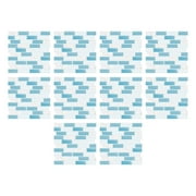 JeashCHAT Clearance 10-Sheet Peel and Stick Wall Tiles for Kitchen Backsplash, 5.9"x5.9" Stone Design Decorative Tiles Wall Stickers, Self Adhesive Waterproof Wall Decals for Kitchen Bathroom