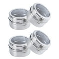 thumbnail image 1 of JeashCHAT 4pcs Magnetic Spice Jar for Refrigerator, Wall Mounted Stainless Steel Seasoning Containers with Shaker Lids for Storing Spice and Seasoning Powders, 1 of 4
