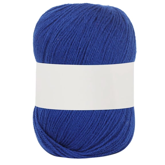 JeashCHAT Cotton Yarn Wool Yarn for Crochet, Knitting and Weaving, Solid Color Soft Yarn for Knitting Sweaters, Hats, Socks, Gloves, Crafts, Christmas Gift (Navy)