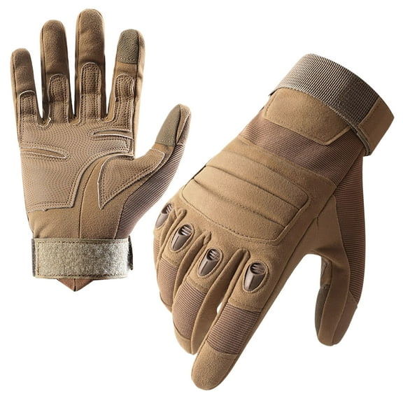 JeashCHAT Motorcycle Gloves for Men & Women, Winter Outdoor Windproof Rainproof Cold Proof Ski Riding Warm Gloves for Cycling, Hunting, Motorcycling, Climbing (Yellow,M)