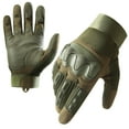 thumbnail image 1 of JeashCHAT Motorcycle Gloves for Men Women, Winter Outdoor Windproof Rainproof Cold Proof Ski Riding Warm Gloves for Cycling, Hunting, Motorcycling, Climbing (Green,M), 1 of 2