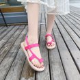 thumbnail image 1 of JeashCHAT Sandals for Women New Fashion Flat Bottom Roman Women's Shoes Casual Sandals With Sandals, 1 of 6