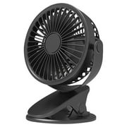 JeashCHAT Clip on Fan, 720掳 Rotation 6 Inch Small Desk & Clip Fan, Personal Cooling Fan with Sturdy Clamp, 3 Speeds, Quiet Little Fan by USB Plug In, for Bedroom Office Desktop Treadmill