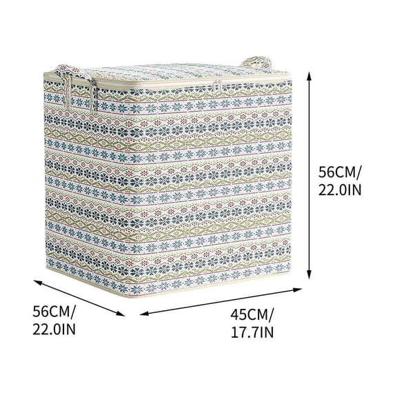 JeashCHAT Closet Organizer Clothes Storage Bag Wardrobe Storage Containers Large Capacity Zipper Storage Bin with Lids and Reinforced Handles for Blanket Quilt Bedding Toy