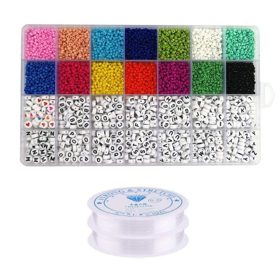 JeashCHAT Colorful Mini Beads 5000pcs/set For Bracelet Jewelry DIY Costume Jewelry