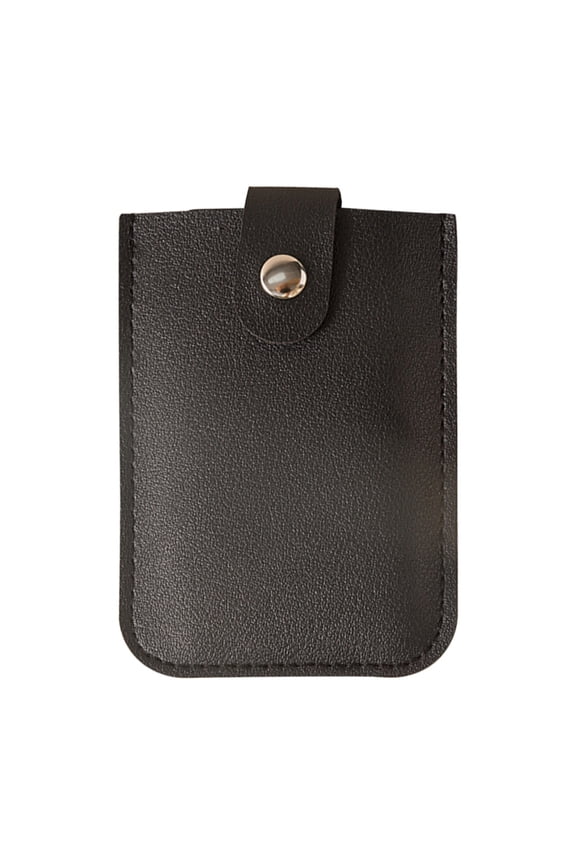 Concealed Pull-Out Credit Card Holder Wallet for Women Men, Business Card Case Multiple Card Slots Credit Card Organizer for Travel Work (Black)