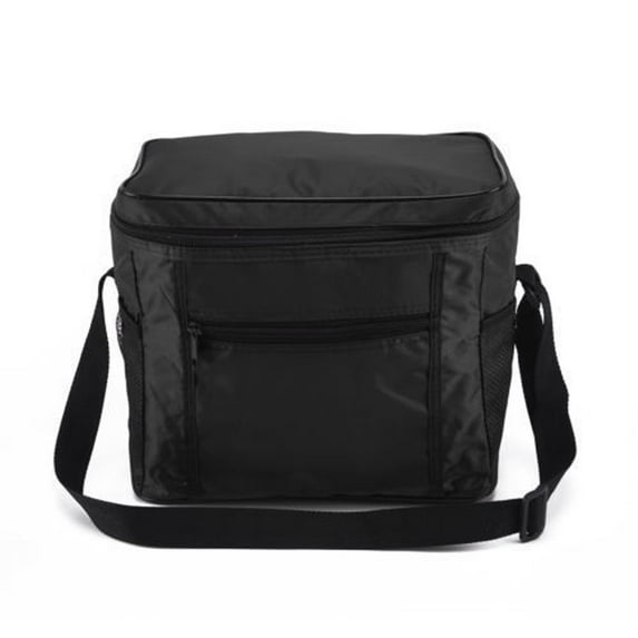 JeashCHAT Cooler Bag Collapsible Leakproof Insulated Cooler Bag Portable Travel Beach Camping Picnic Insulated Thermal Bag for Outdoor Activities, Black