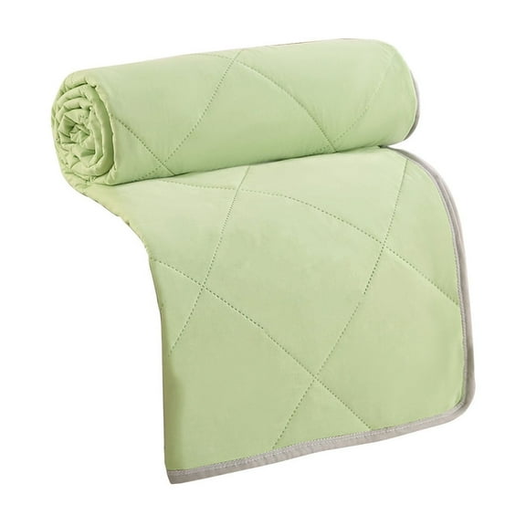 JeashCHAT Cooling Blanket for Hot Sleepers, Thin Summer Blanket Ice Blanket Lightweight Breathable Double-Sided Cold Effect Bed Blanket, 43"x59", Green