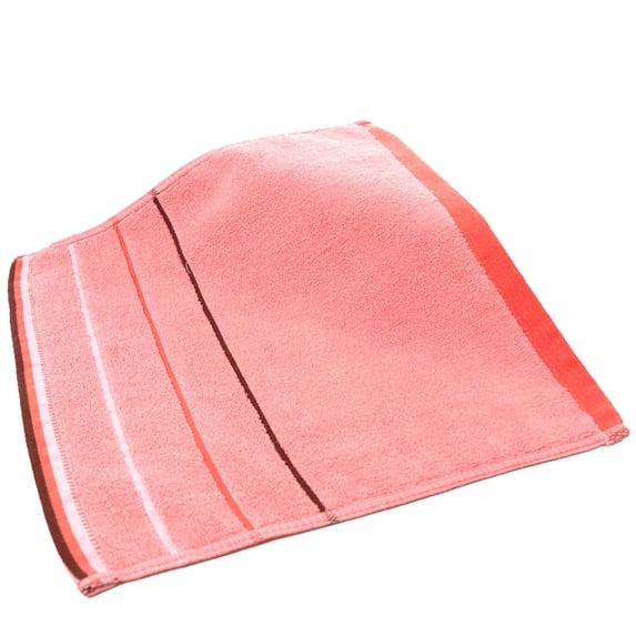 JeashCHAT Cotton Washcloth Face Towel for Bathroom, Super Soft Highly Absorbent Hand Towel Face Cloth, Multi-Purpose Wash Cloth, 13.4x13.4 Inch, Pink