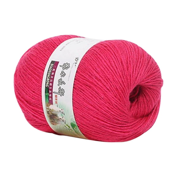 JeashCHAT Cotton Yarn, Soft Lightweight Yarn for Knitting, Crocheting, and Crafts, Solid Color Yarn for Knitting Scarves Winter Holiday Christmas Gifts