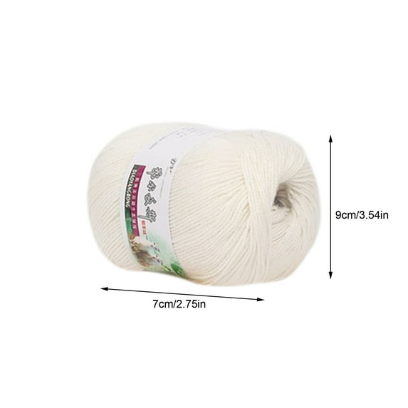JeashCHAT Cotton Yarn, Soft Lightweight Yarn for Knitting, Crocheting, and Crafts, Solid Color Yarn for Knitting Scarves Winter Holiday Christmas Gifts