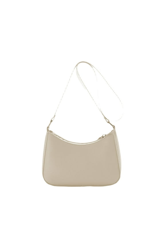 Crossbody Bag for Women, Fashion Leather Purses and Handbags, Small Shoulder Bag for Work Travel Dating, Gift for Wife, Daughter, Female Friends (White)