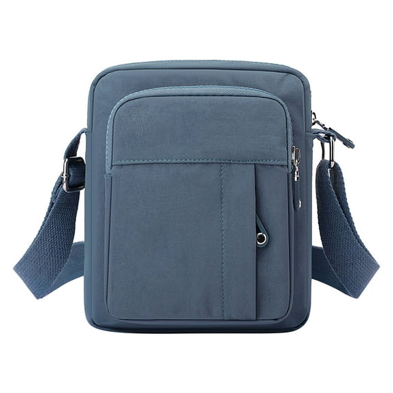 JeashCHAT Crossbody Bag for Women, Trendy Casual Multi-Pocket Shoulder Bag Purses, Nylon Fabric Cell Phone Purse, Lightweight Medium Shoulder Handbag