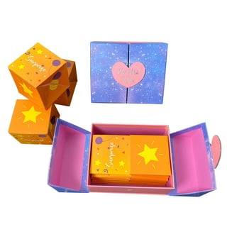 Explosion Gift Box Set,Surprise Exploding Love Box,DIY Photo Album Box for Couples,Mother's Day,Wedding Gift Box,Birthday Party,Boyfriend,Girlfriend