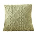 thumbnail image 1 of JeashCHAT Decorative Throw Pillow Covers 18"x18" Soft Short Plush Couch Pillow Covers Modern Home Decor Cushion Covers for Spring Fall Winter Patio Garden Couch Sofa Living Room Bed, Green, 1 of 8