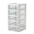 thumbnail image 1 of JeashCHAT Desktop Storage Drawers Desk Mini Organizer Box Storage Container Case with 5 Clear Desktop Drawer Units, 1 of 4