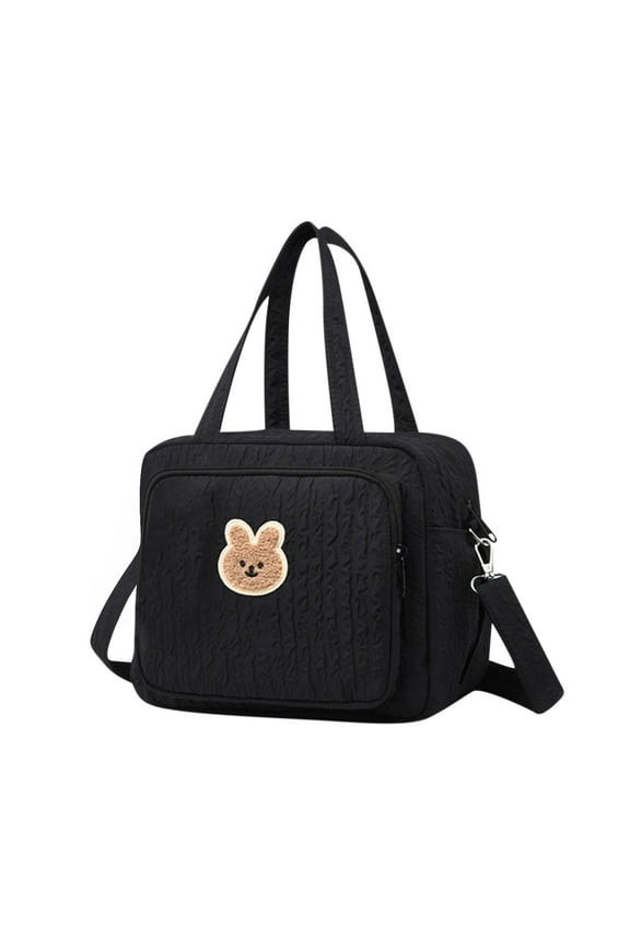 Diaper Bag Tote, Cute Large Capacity Diaper Bag for Mom, Crossbody Bag Handbags for Women, Outdoor Travel Shoulder Bag