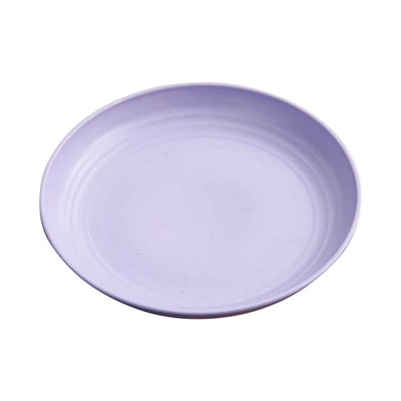 JeashCHAT Dinner Plates Lightweight Plastic Plate for Kitchen Party, Reusable Fruit Plate, Snack Plate, Cat Food Bowl, Pet Cat Plate, Cat Dish for Wet Cat Food, Dishwasher Safe