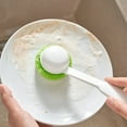 thumbnail image 1 of JeashCHAT Dish Brush Pot Brush with Long Handle, Kitchen Scrub Brush for Sink Dishes Pots Pans Cookware, Cleaning Brush for Washing Non Stick Dinnerware, 1 of 6