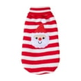 thumbnail image 1 of JeashCHAT Dog Sweater, Christmas Party Winter Warm Dog Clothes, Knitted Dog Sweater with Santa Claus Pattern, Pet Outfit for Small Dogs, 1 of 6